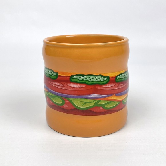 SpongeBob Krabby Patty 12 oz Coffee Mug Cup 2021 Frankford Candy LLC Nickelodeon - Picture 2 of 6